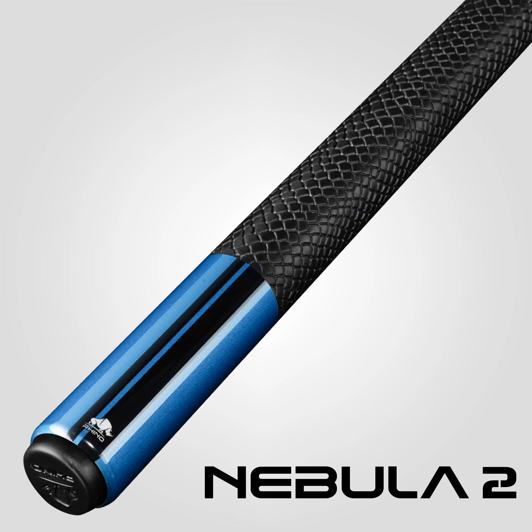 【Rhino】NEBULA2 カーボン キュー アメジストパープル Nebula 2 Pool Cue - Jet Black - 3D Grip