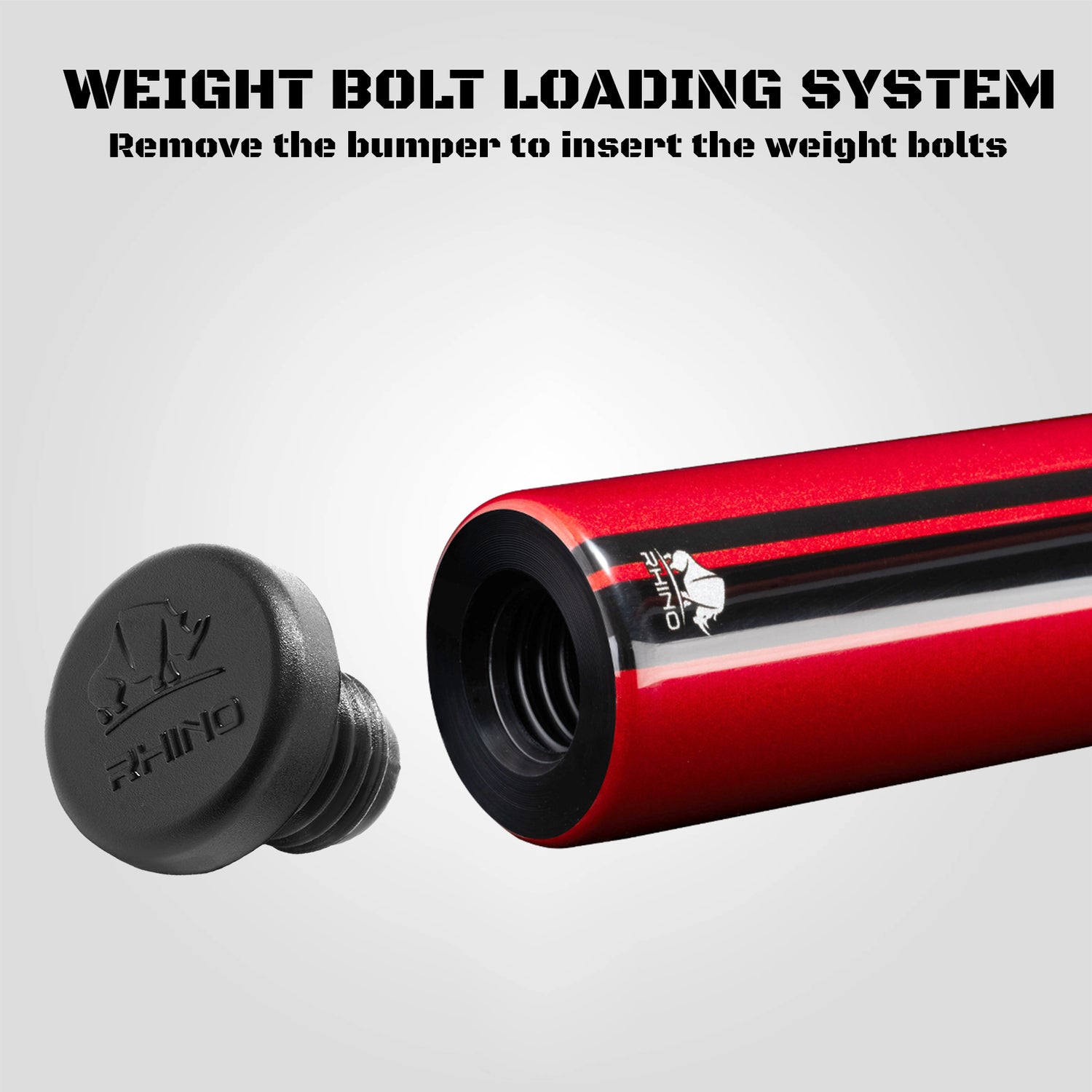 Nebula 2 Pool Cue - Crimson Red - Wrapless