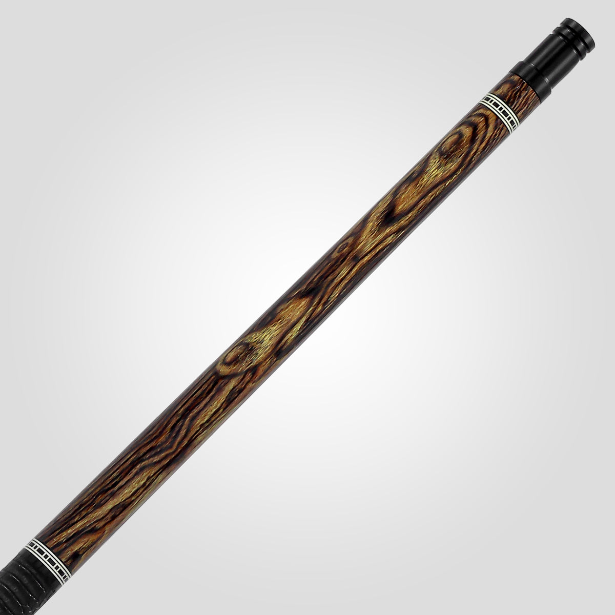 Rhino RETRÔ Pool Cue - Bocote - Crocodile Embossed Microfiber Leather Wrap