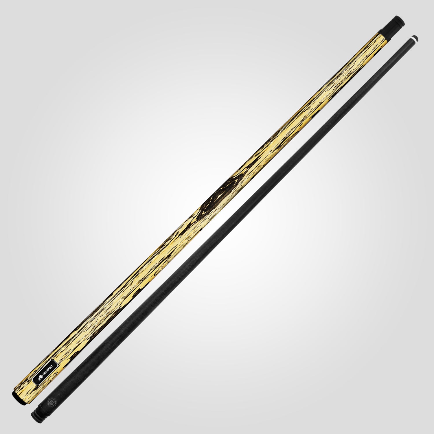 Rhino G-W Pool Cue - Pale Moon Ebony - Wrapless