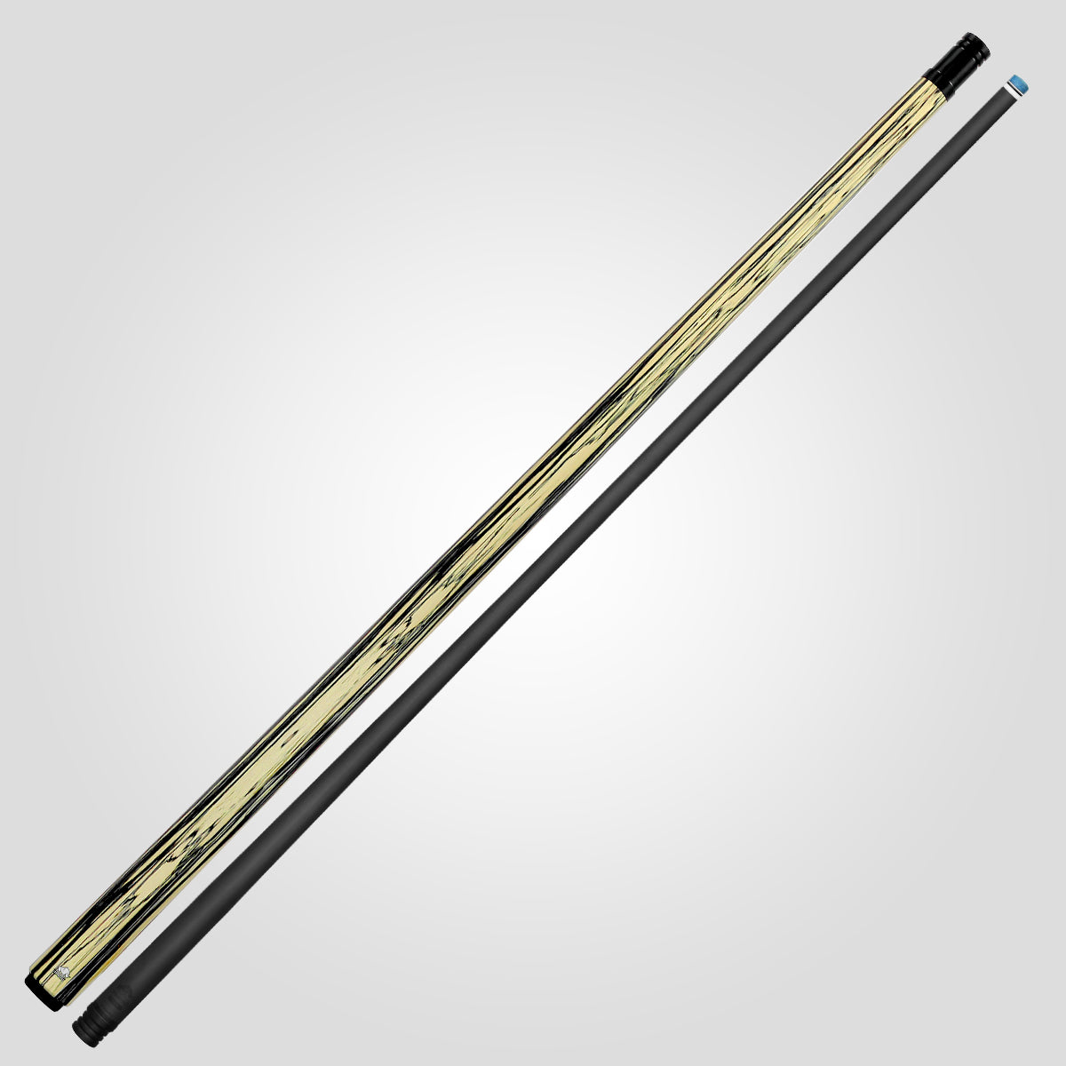 Rhino RETRÔ Pool Cue - Pale Moon Ebony - Wrapless