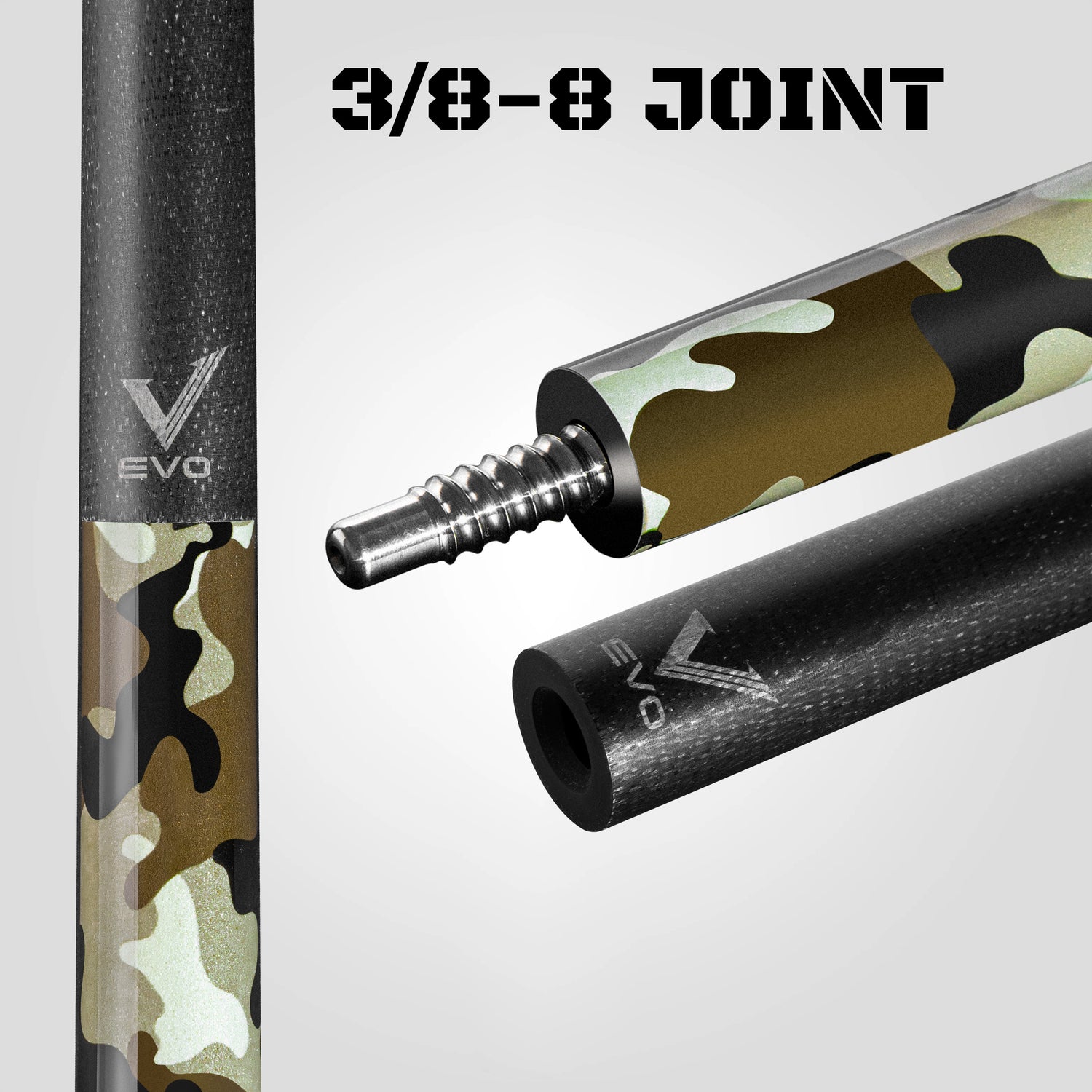 Rhino EVO Camo Pool Cue - Desert