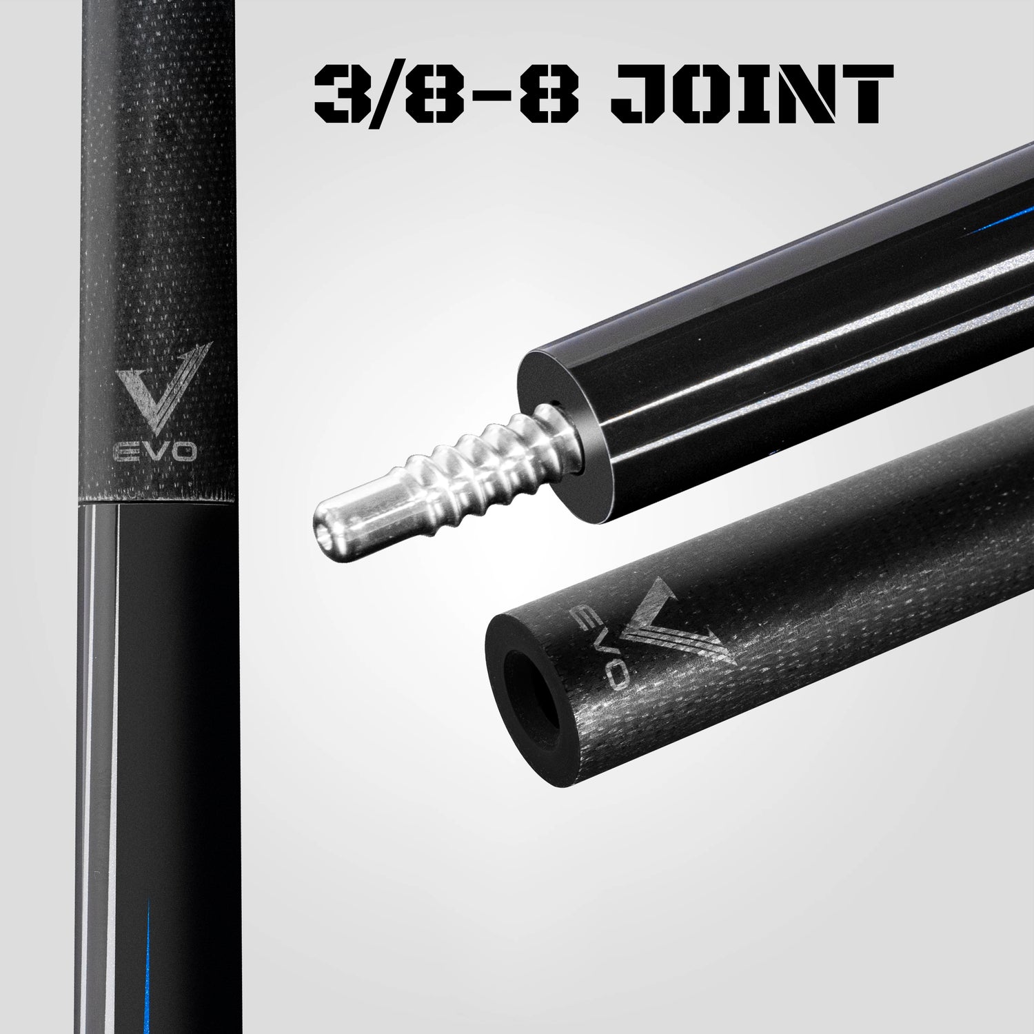 Rhino EVO Racing Pool Cue - Velocity Blue