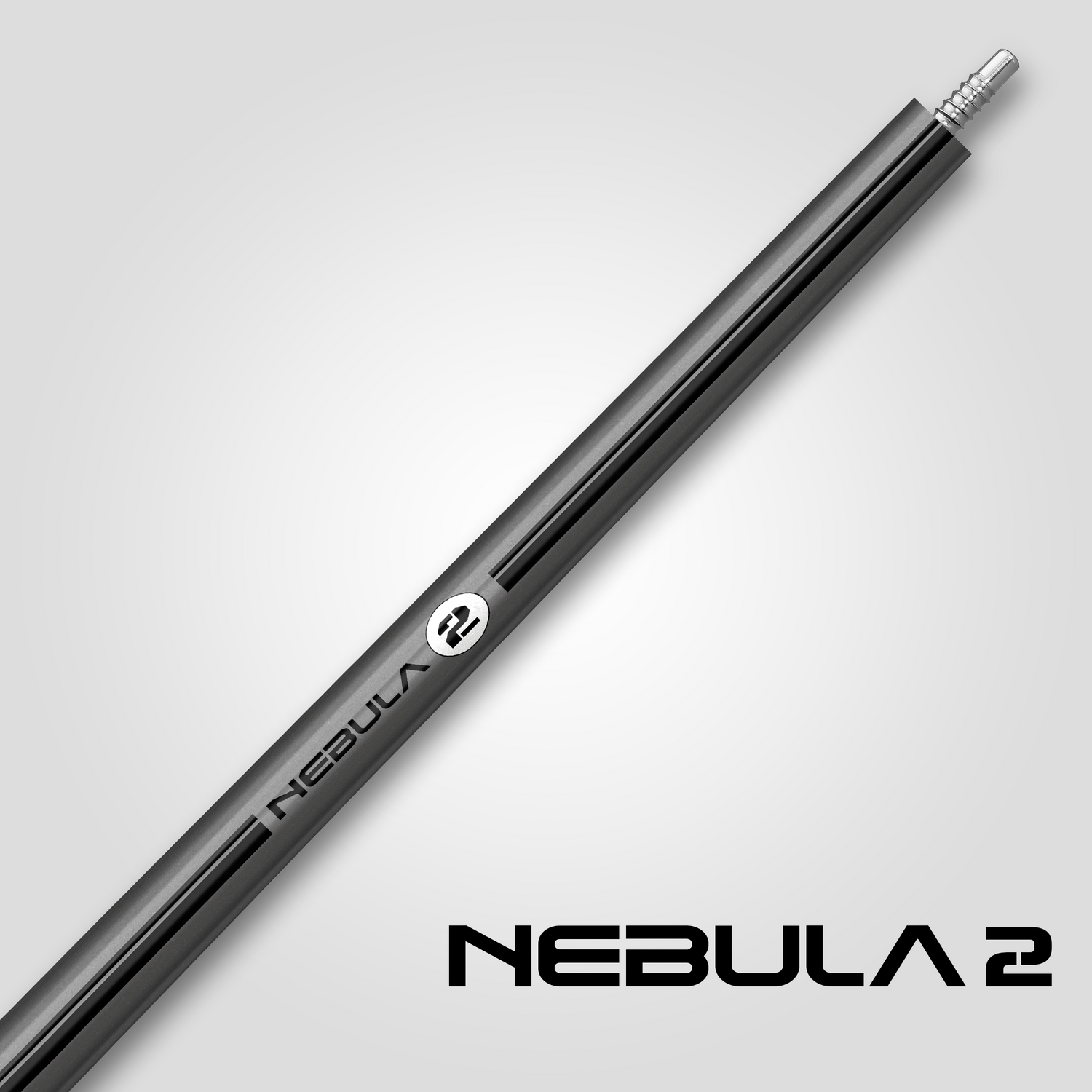 Nebula 2 Pool Cue - Charcoal Gray