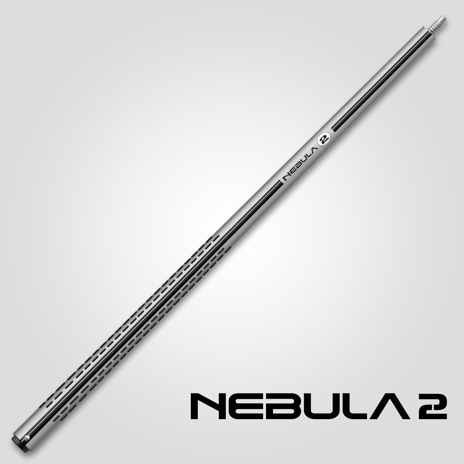 Nebula 2 Pool Cue - Silver Metallic