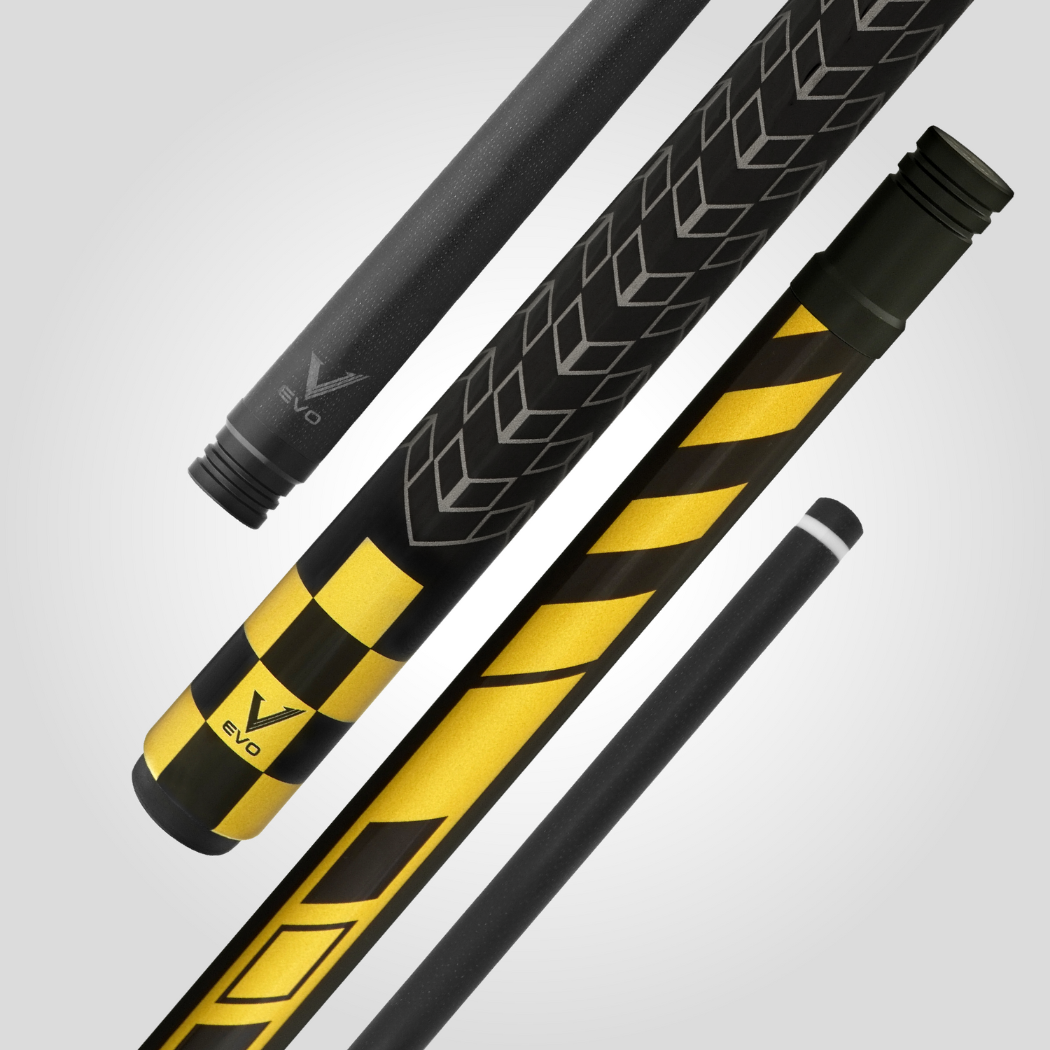 Rhino EVO Racing Pool Cue - Yellow Fury