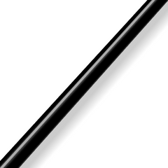 LUMINAX Cue Butt - JET BLACK (wrapless)