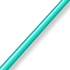 LUMINAX Cue Butt - TROPICAL TURQUOISE (wrapless)