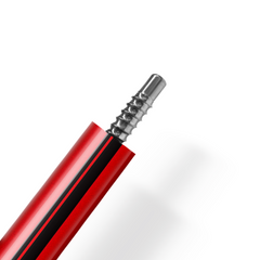 Nebula 2 Cue Butt - Crimson Red - Wrapless