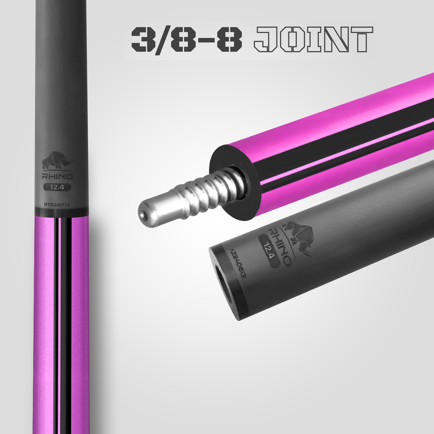 Nebula 2 Pool Cue - Blush Pink