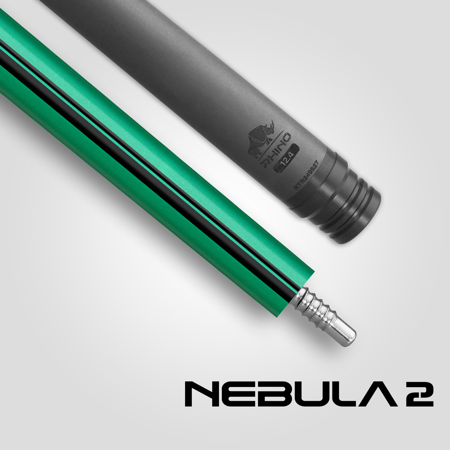 Nebula 2 Pool Cue - Emerald Green