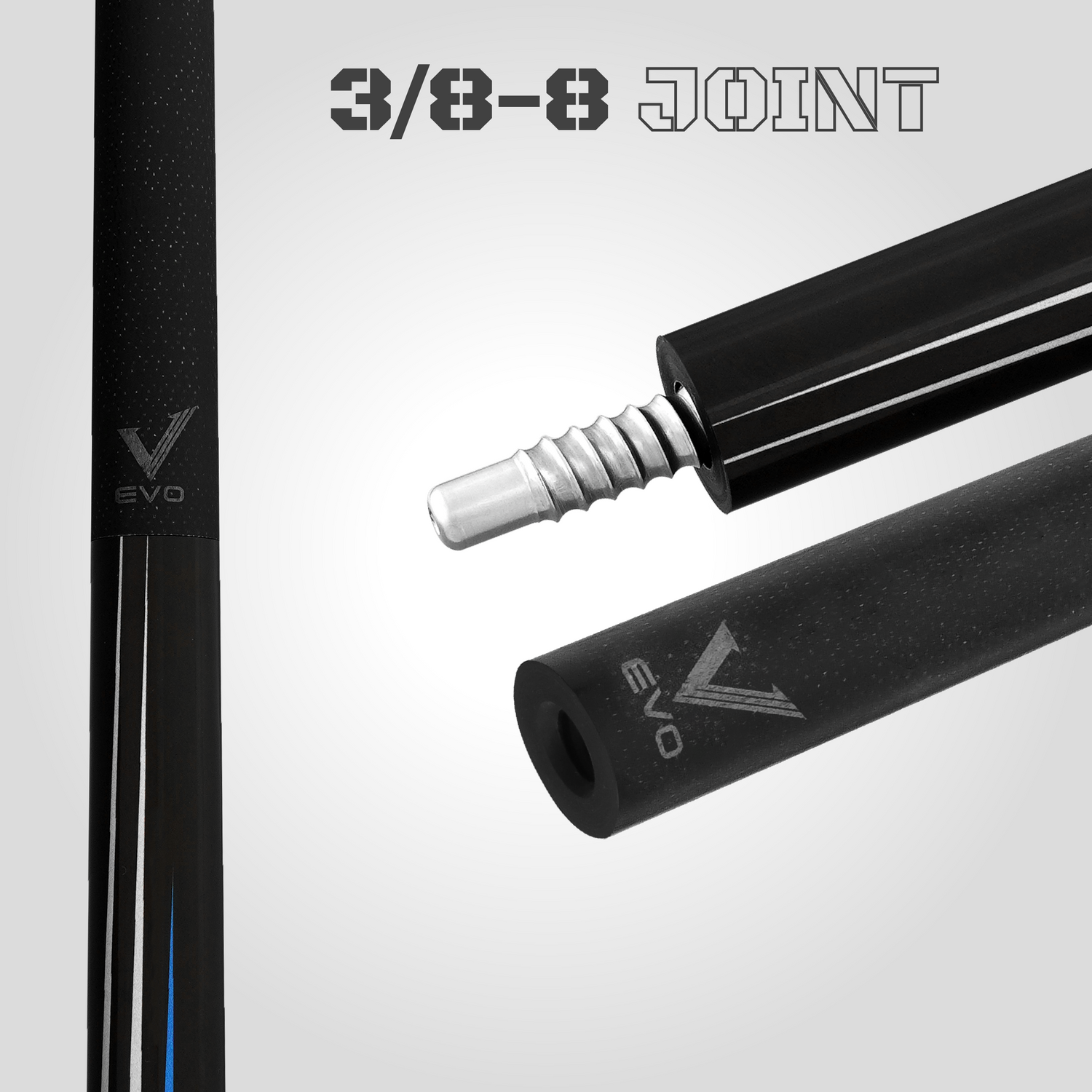 Rhino EVO Racing Pool Cue - Velocity Blue