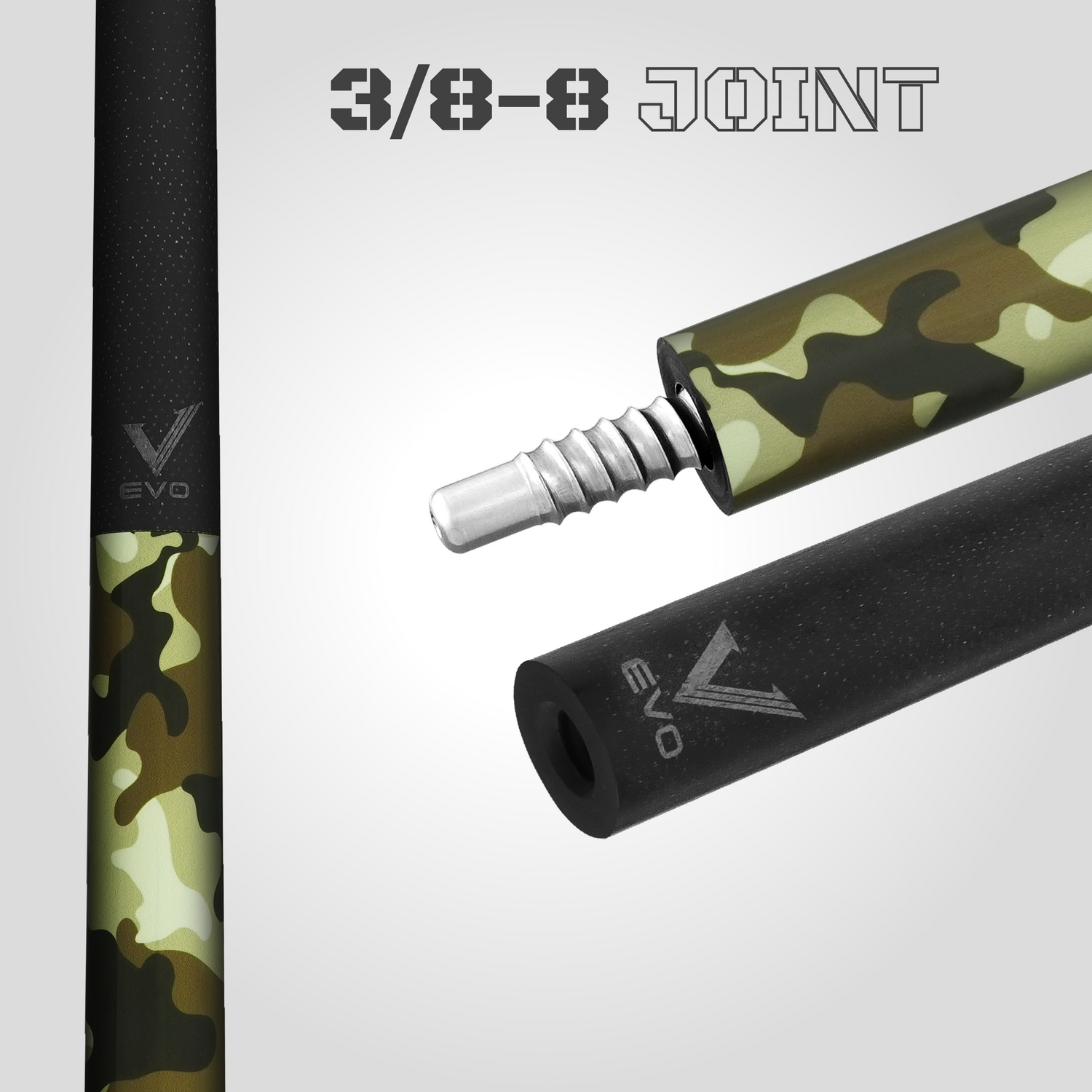 Rhino EVO Camo Pool Cue - Desert