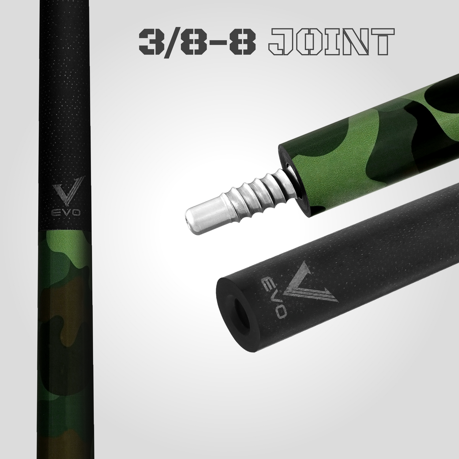 Rhino EVO Camo Pool Cue - Forest