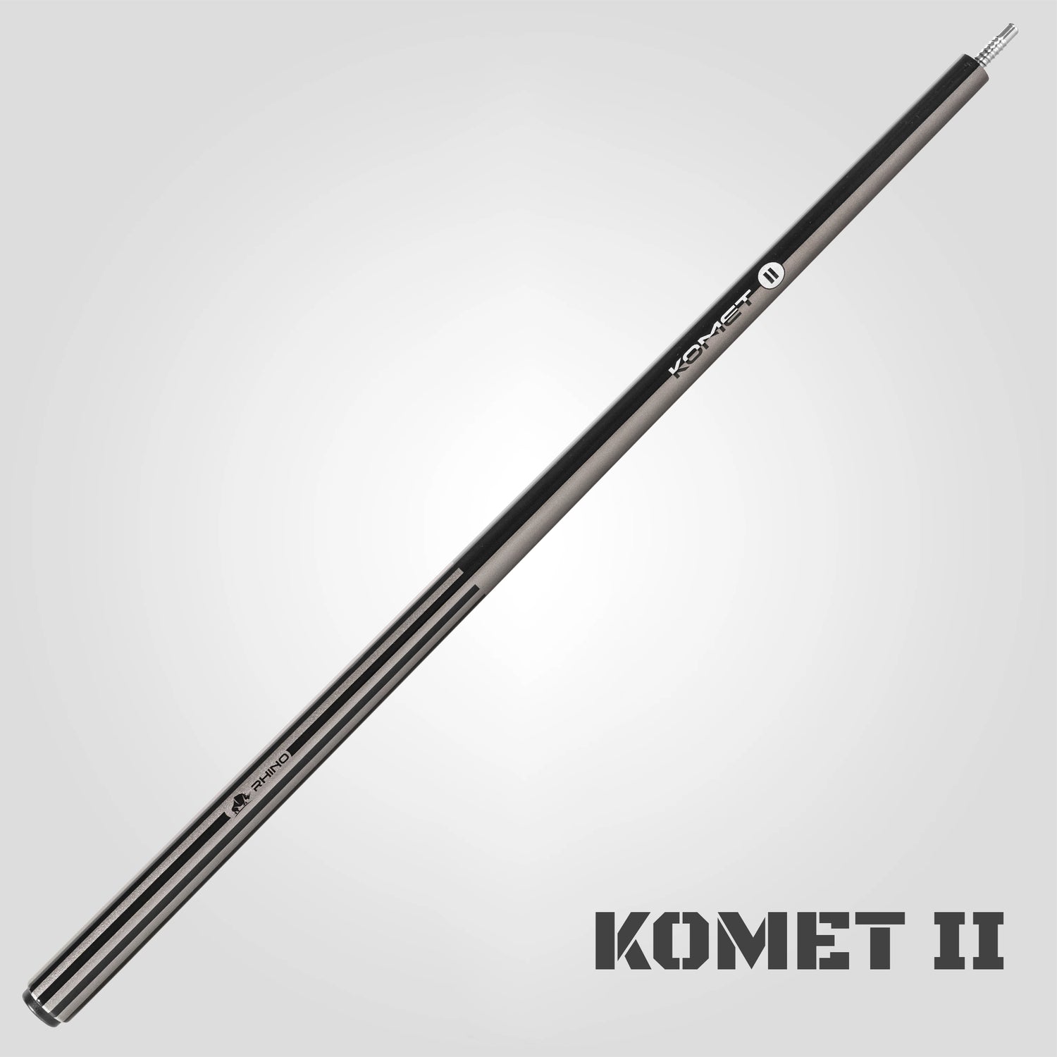 RHINO KOMET II Break Cue - Black & Gray