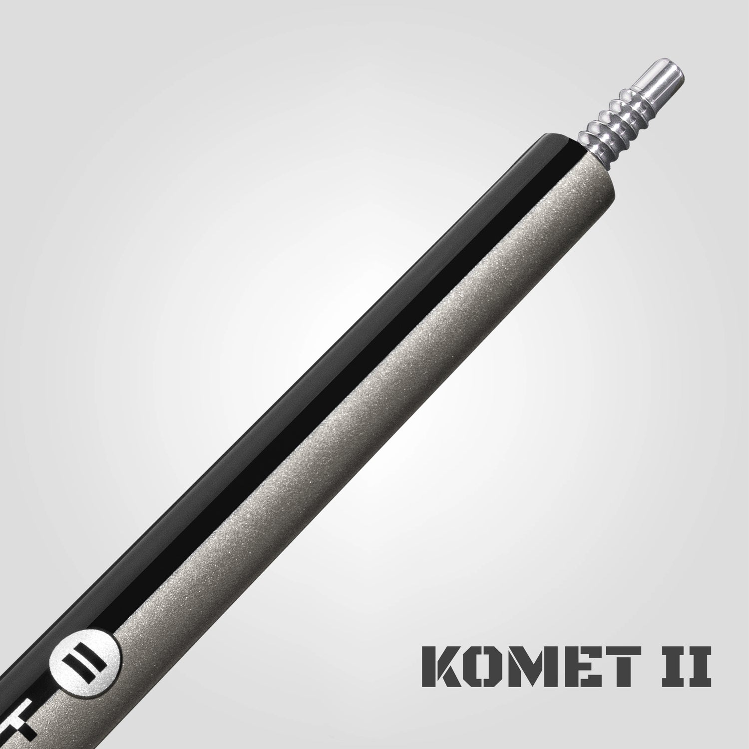 RHINO KOMET II Break Cue - Black & Gray