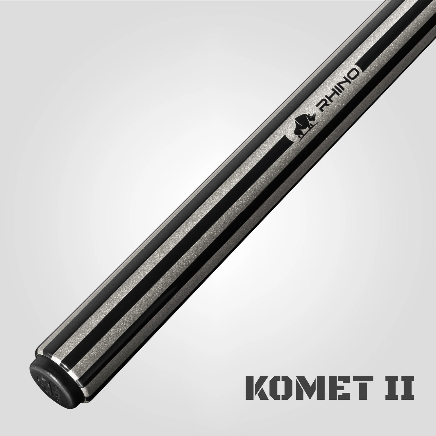 RHINO KOMET II Break Cue - Black & Gray