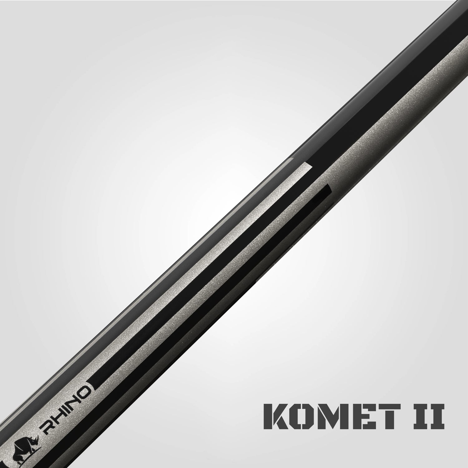 RHINO KOMET II Break Cue - Black & Gray