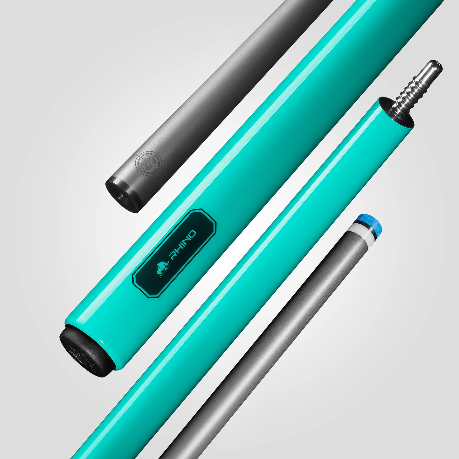 LUMINAX POOL CUE - TROPICAL TURQUOISE