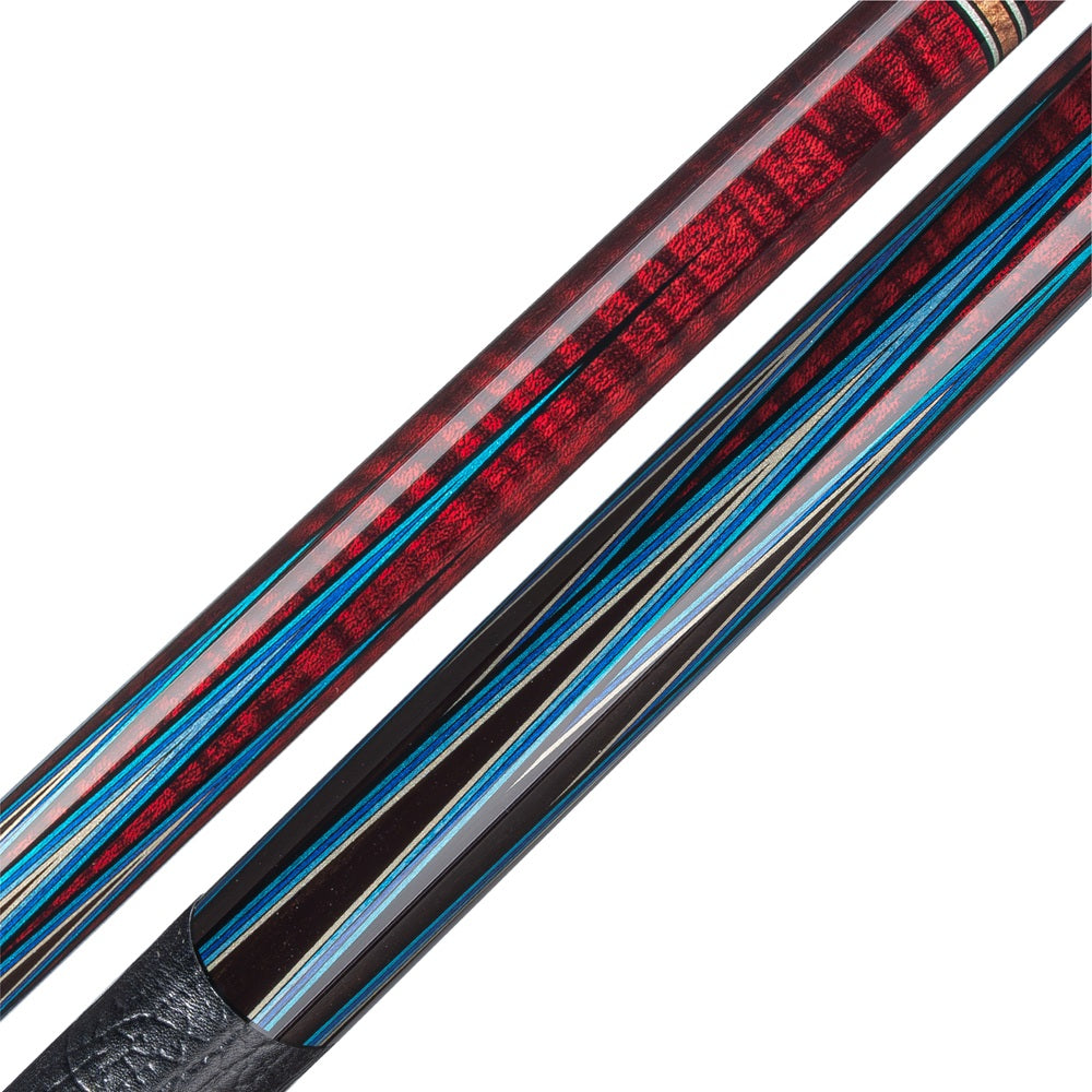 RHINO MUST POOL CUE - MU3 CRIMSON BLUEPOINT