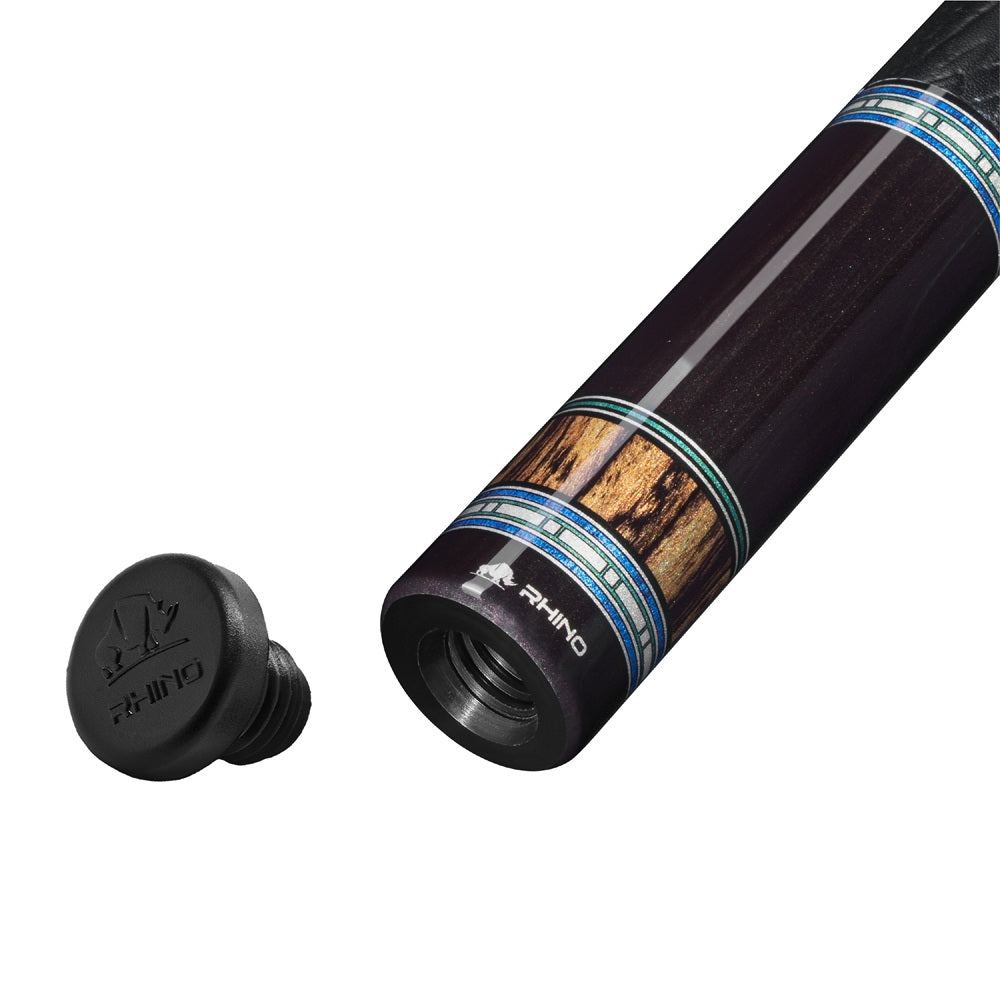 RHINO MUST POOL CUE - MU4 VERDE MULTIVENEER