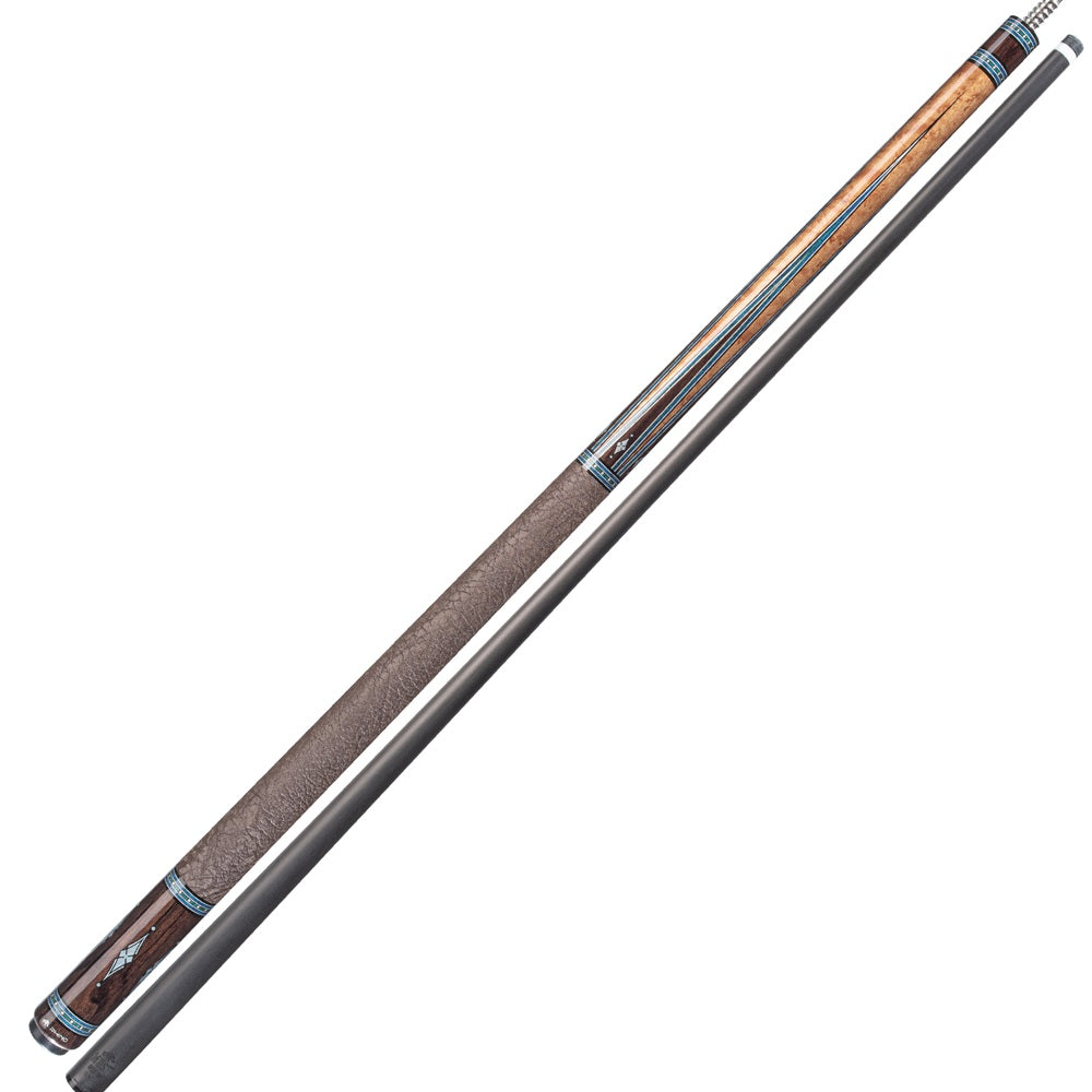RHINO MUST POOL CUE - MU5 MAPLE AZURE INLAY
