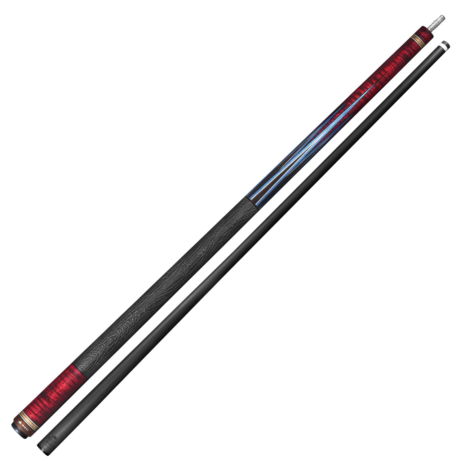 RHINO MUST POOL CUE - MU3 CRIMSON BLUEPOINT