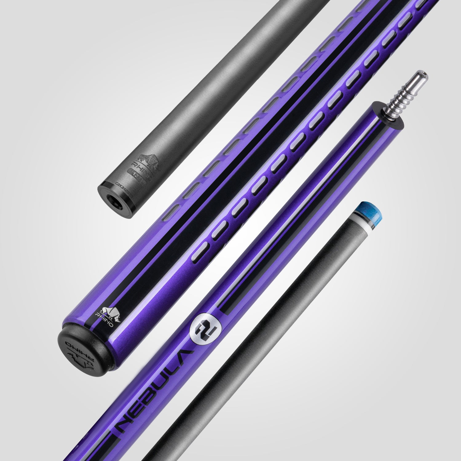 Nebula 2 Pool Cue - Amethyst Purple