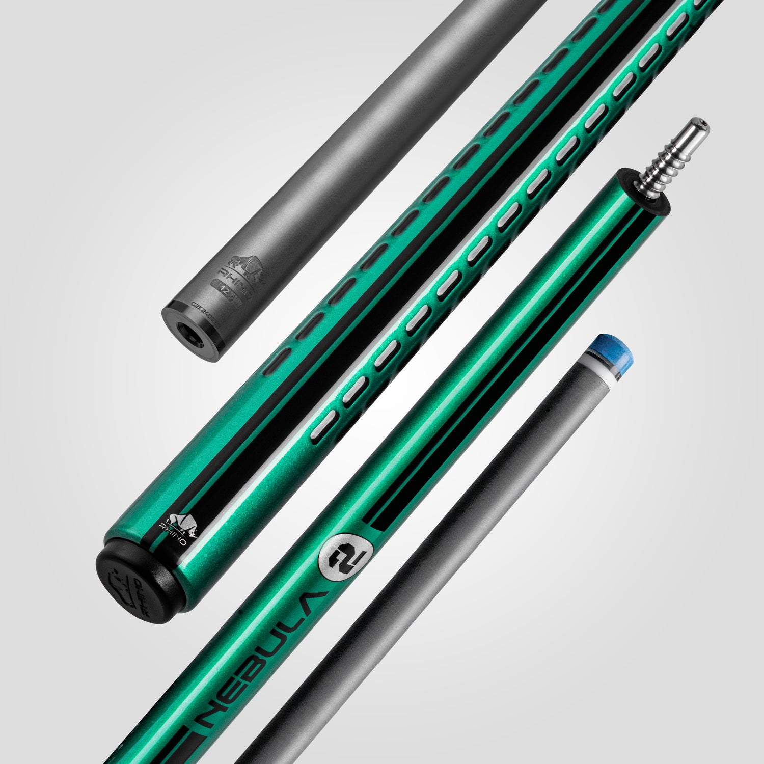 Nebula 2 Pool Cue - Emerald Green