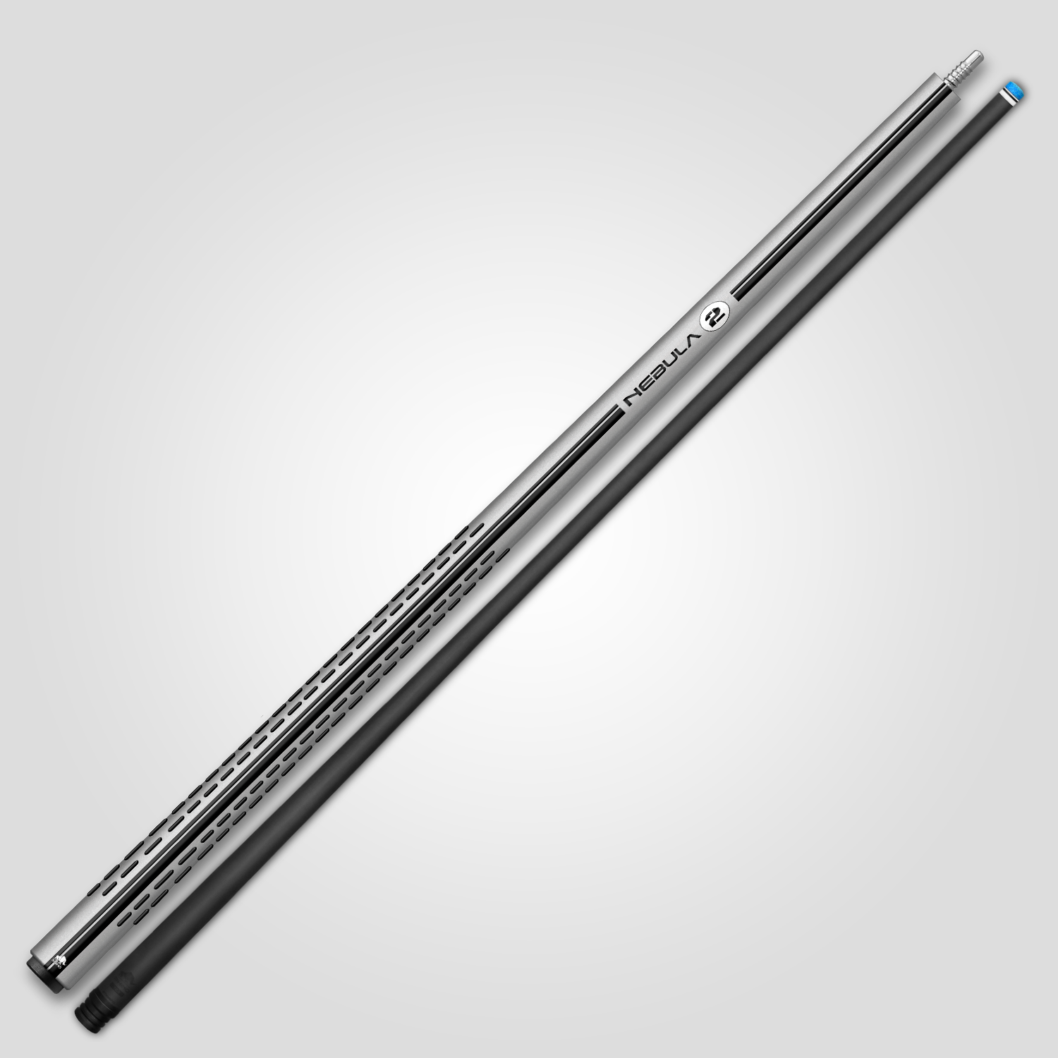 Nebula 2 Pool Cue - Silver Metallic