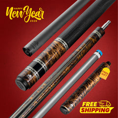 Rhino RETRÔ Pool Cue - Thuya - Lizard Embossed Microfiber Leather Wrap & Point.jpg