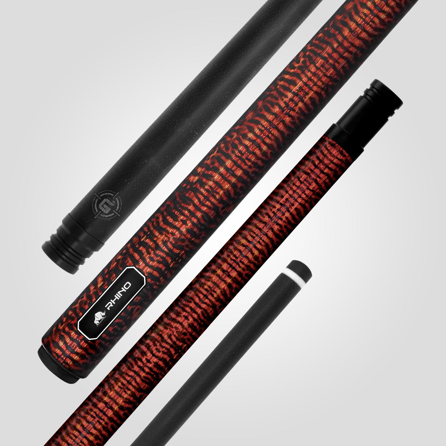 Rhino G-W Pool Cue - Snake - Wrapless