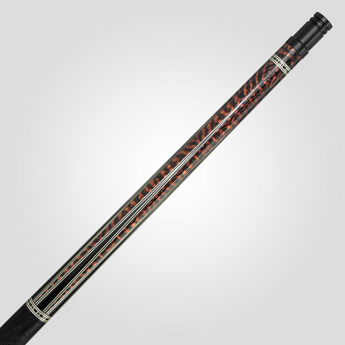 Rhino RETRÔ Pool Cue - Snake - Lizard Embossed Microfiber Leather Wrap & Point