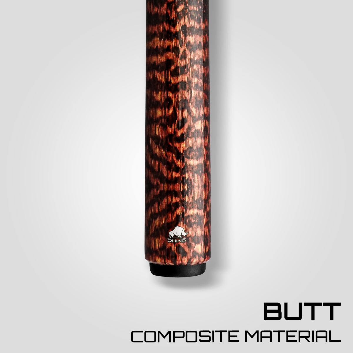 Rhino RETRÔ Pool Cue - Snake - Wrapless