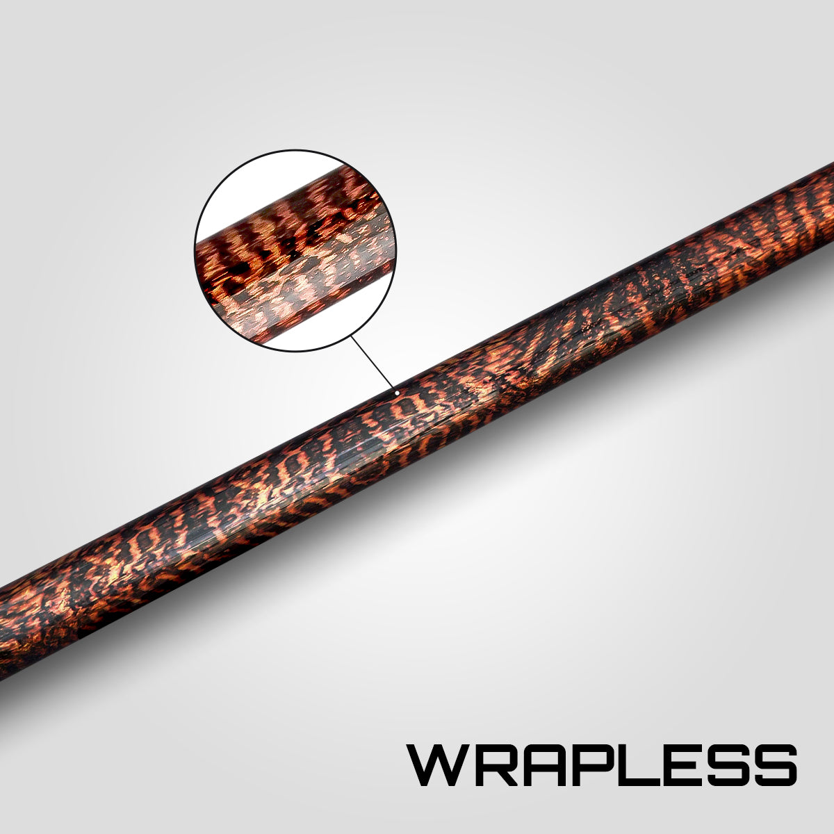 Rhino RETRÔ Pool Cue - Snake - Wrapless