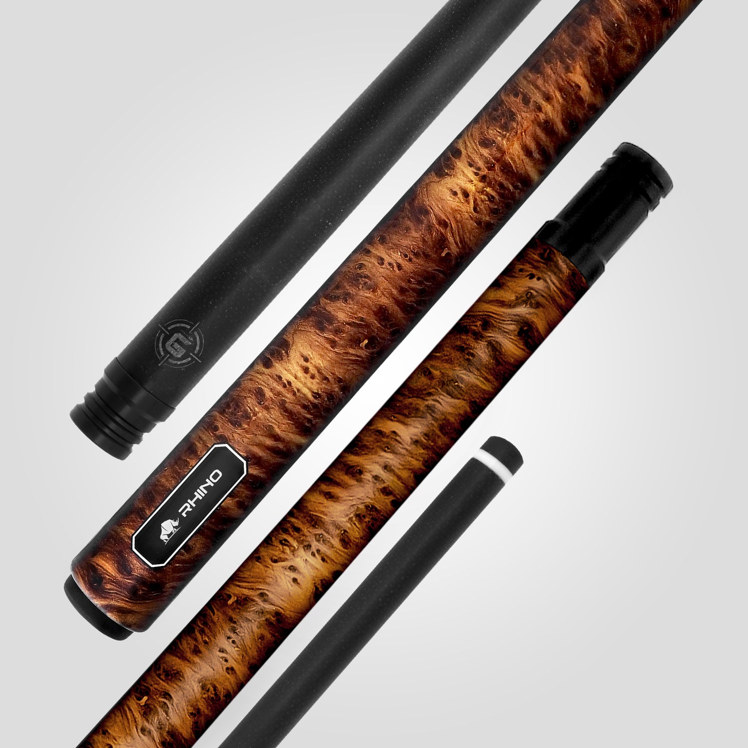 Rhino G-W Pool Cue - Thuya - Wrapless