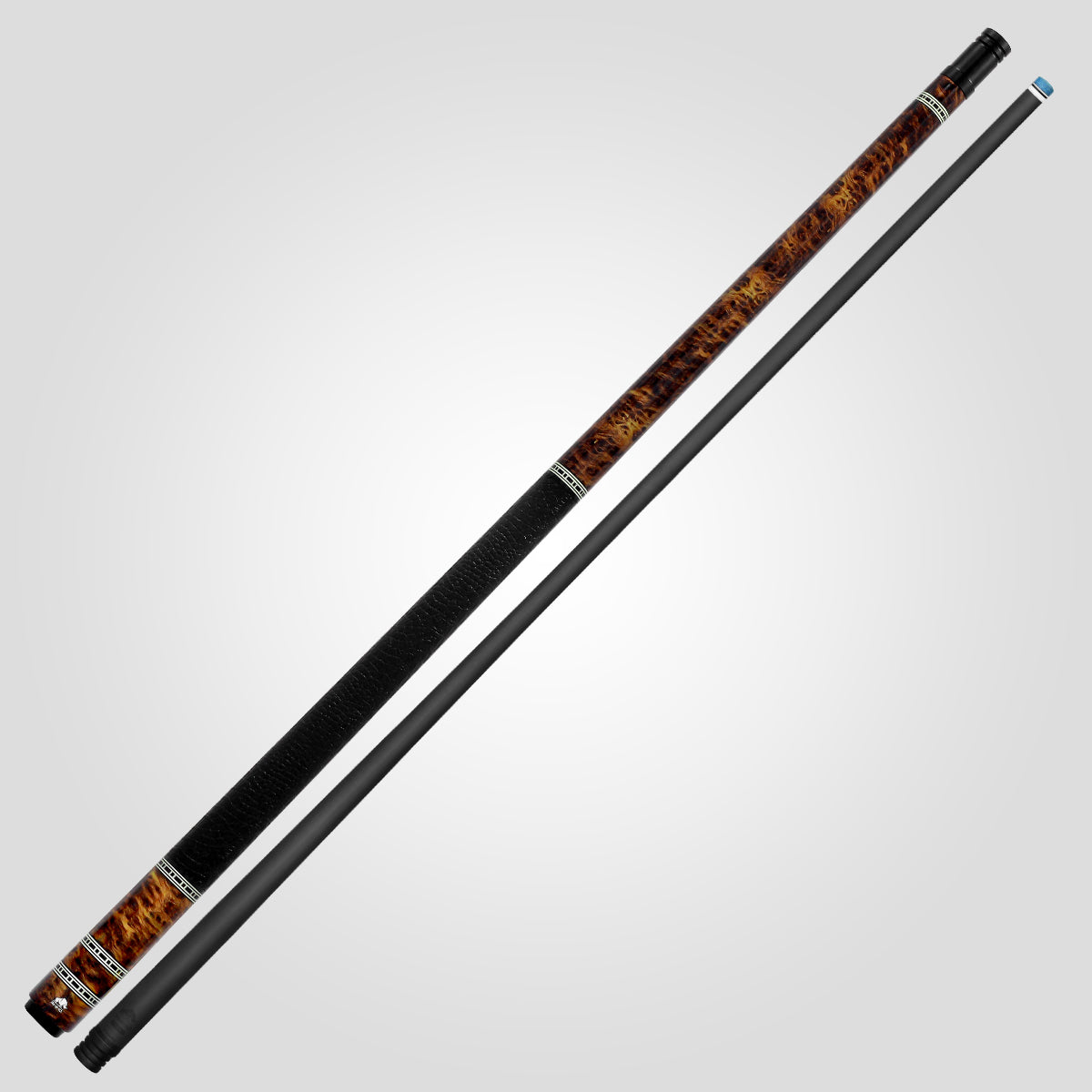 Christopher Ramnath - Rhino RETRÔ Pool Cue - Thuya - Crocodile Embossed Microfiber Leather Wrap