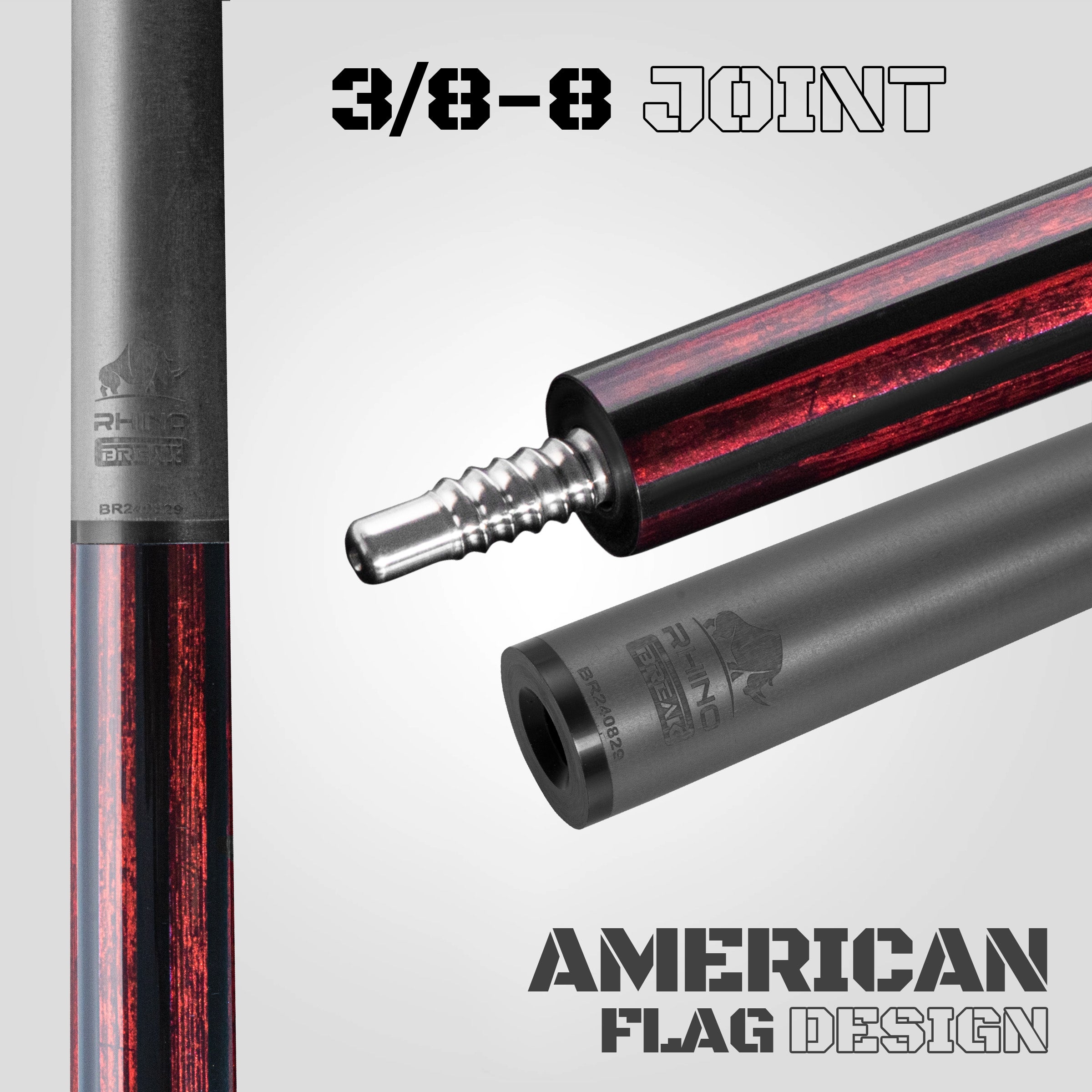 【新品】【Rhino】ビリヤードブレイクキュー　VOYAGER - USA RHINO VOYAGER - USA Break Cue