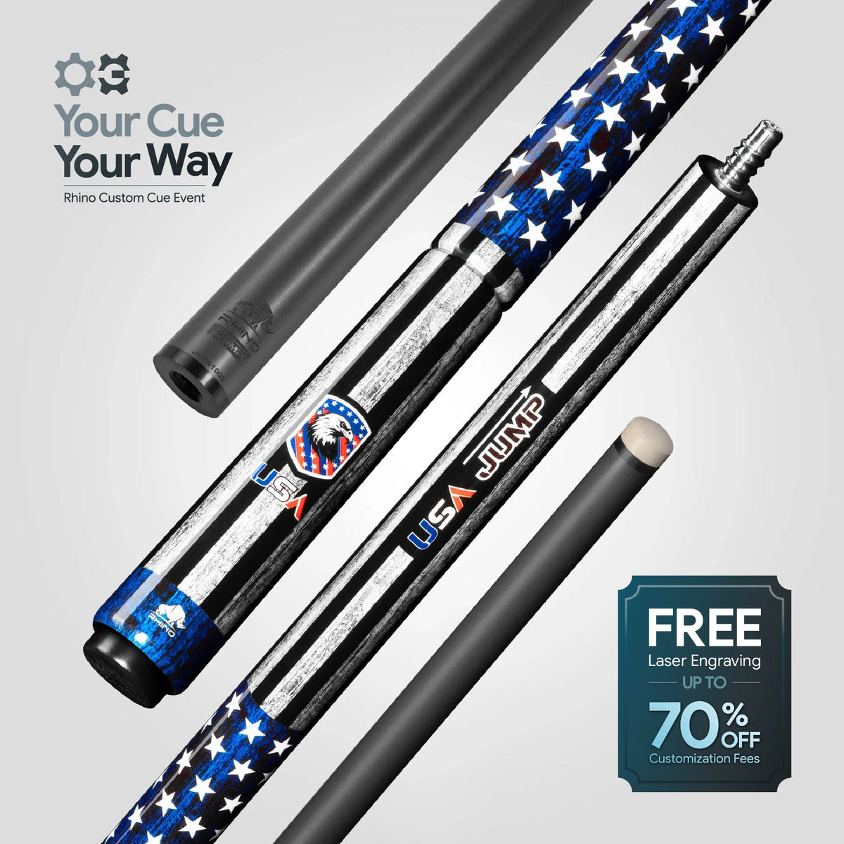 Rhino VOYAGER - ALLSTAR Jump Cue