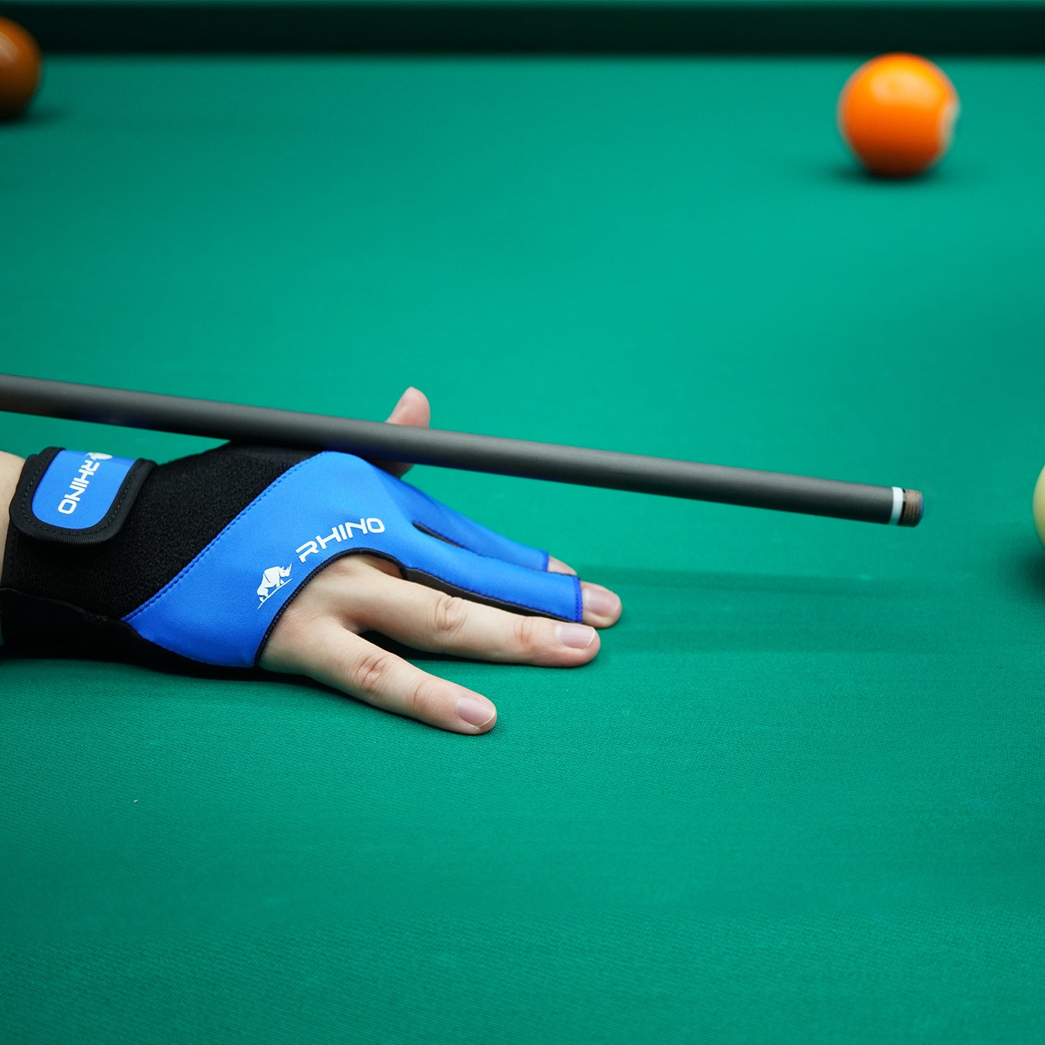 RHINO Billiards Glove Right Hand - Blue