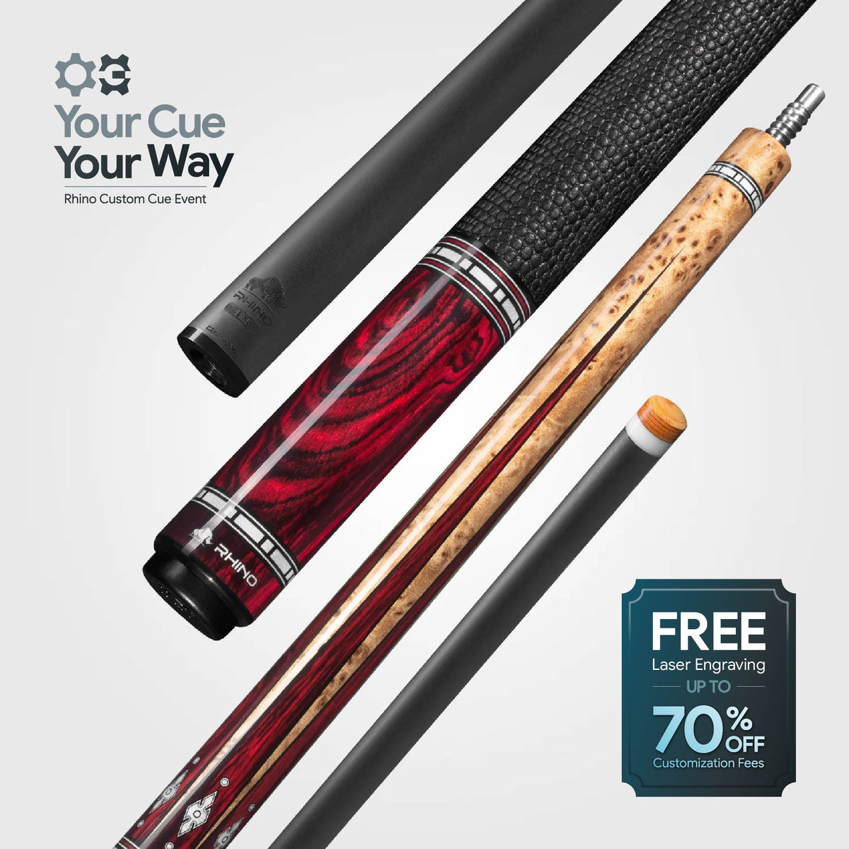 ECLIPSE II EMBER POOL CUE
