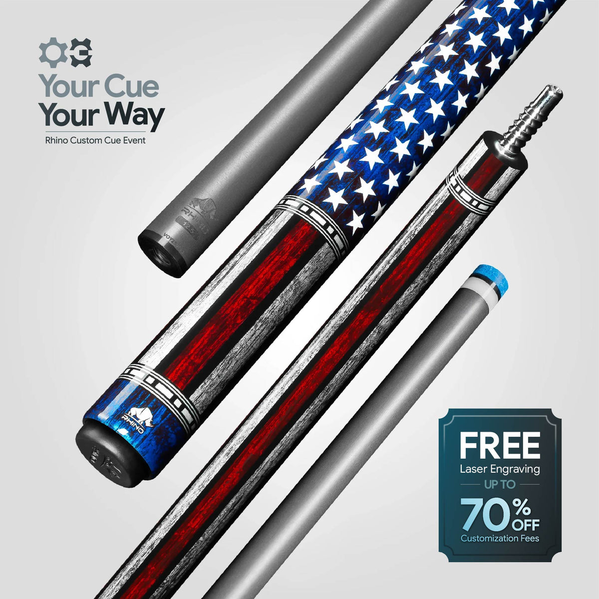 Rhino VOYAGER - USA Pool Cue 2025