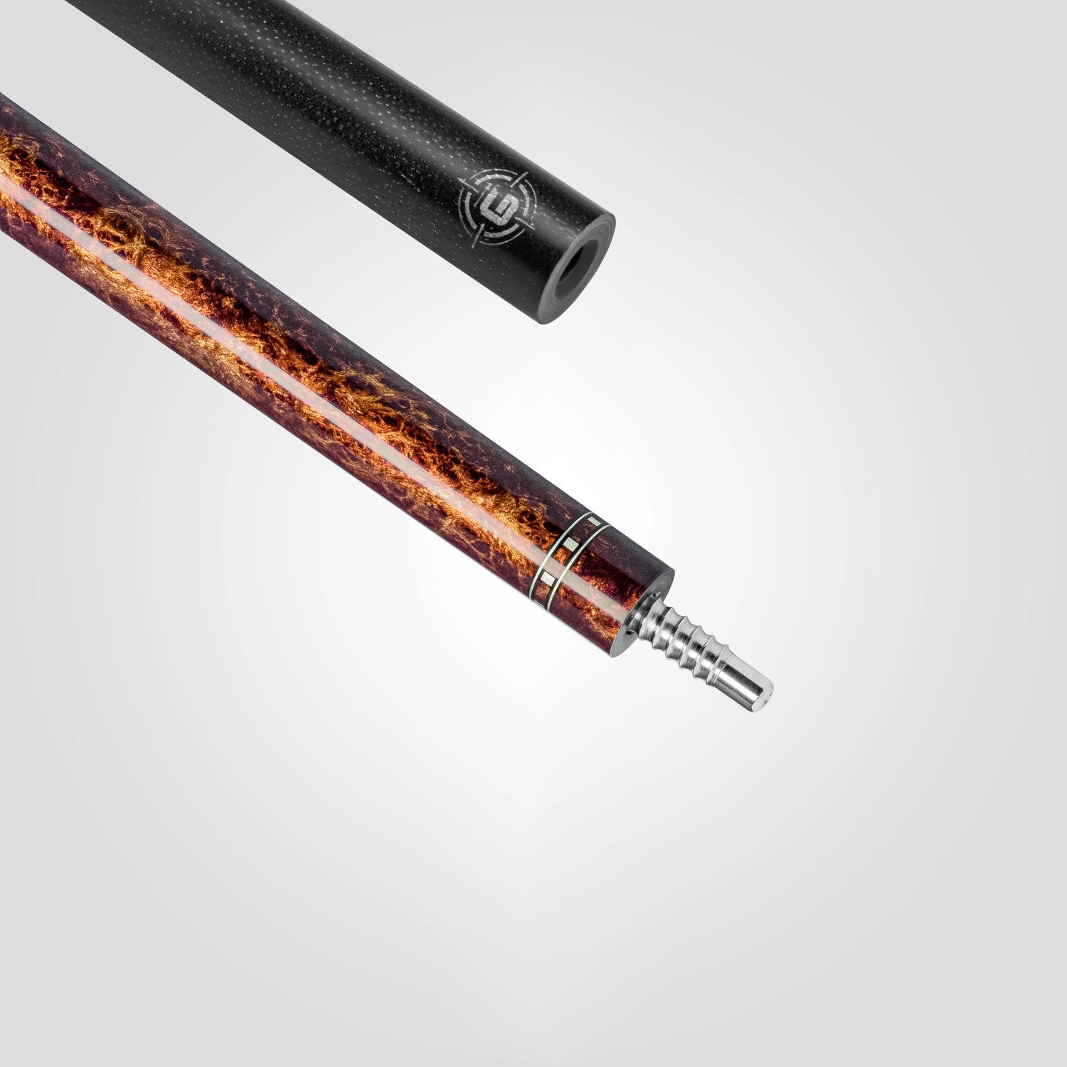 Rhino G-W Pool Cue - Amboyna - Leather Wrap