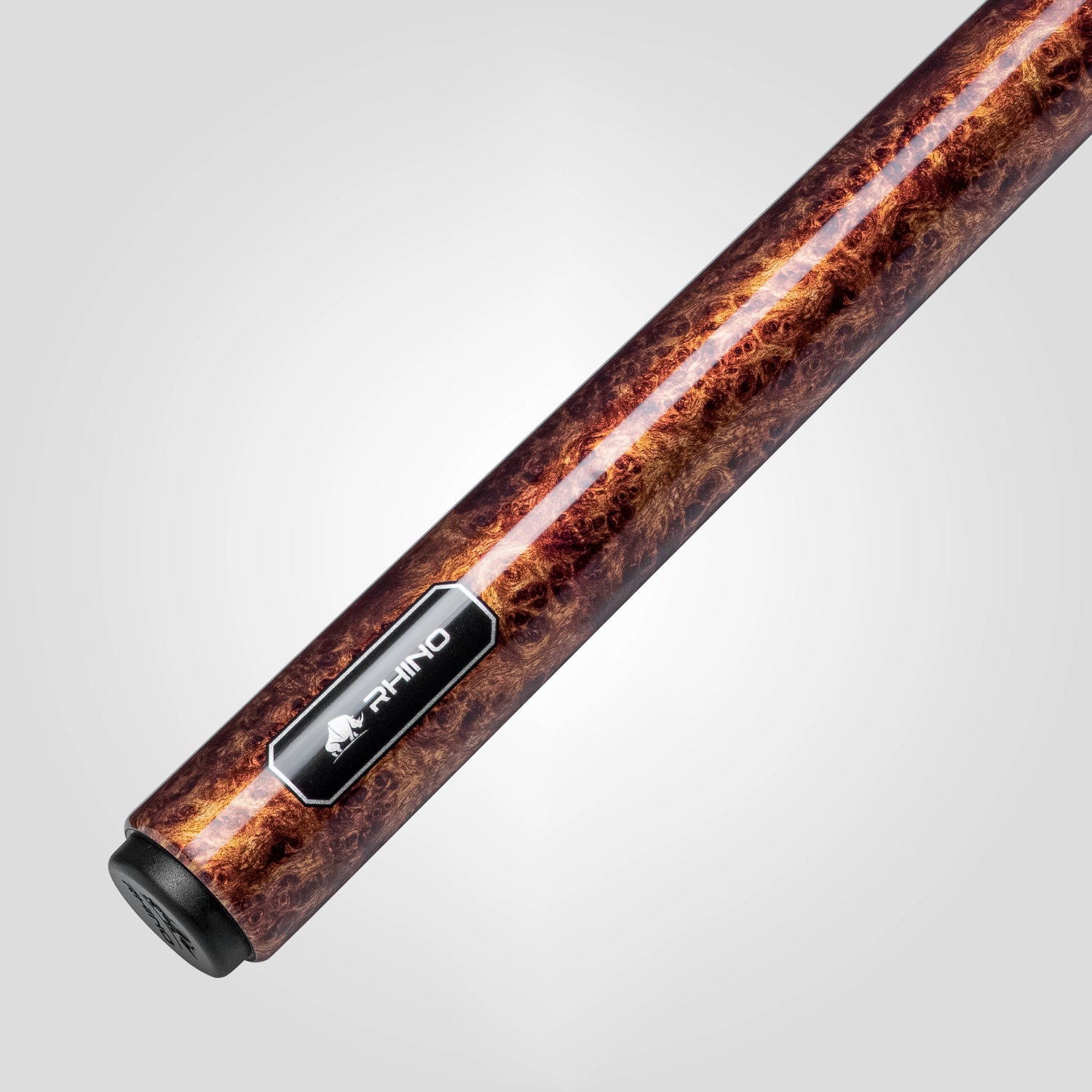 Rhino G-W Pool Cue - Amboyna - Wrapless