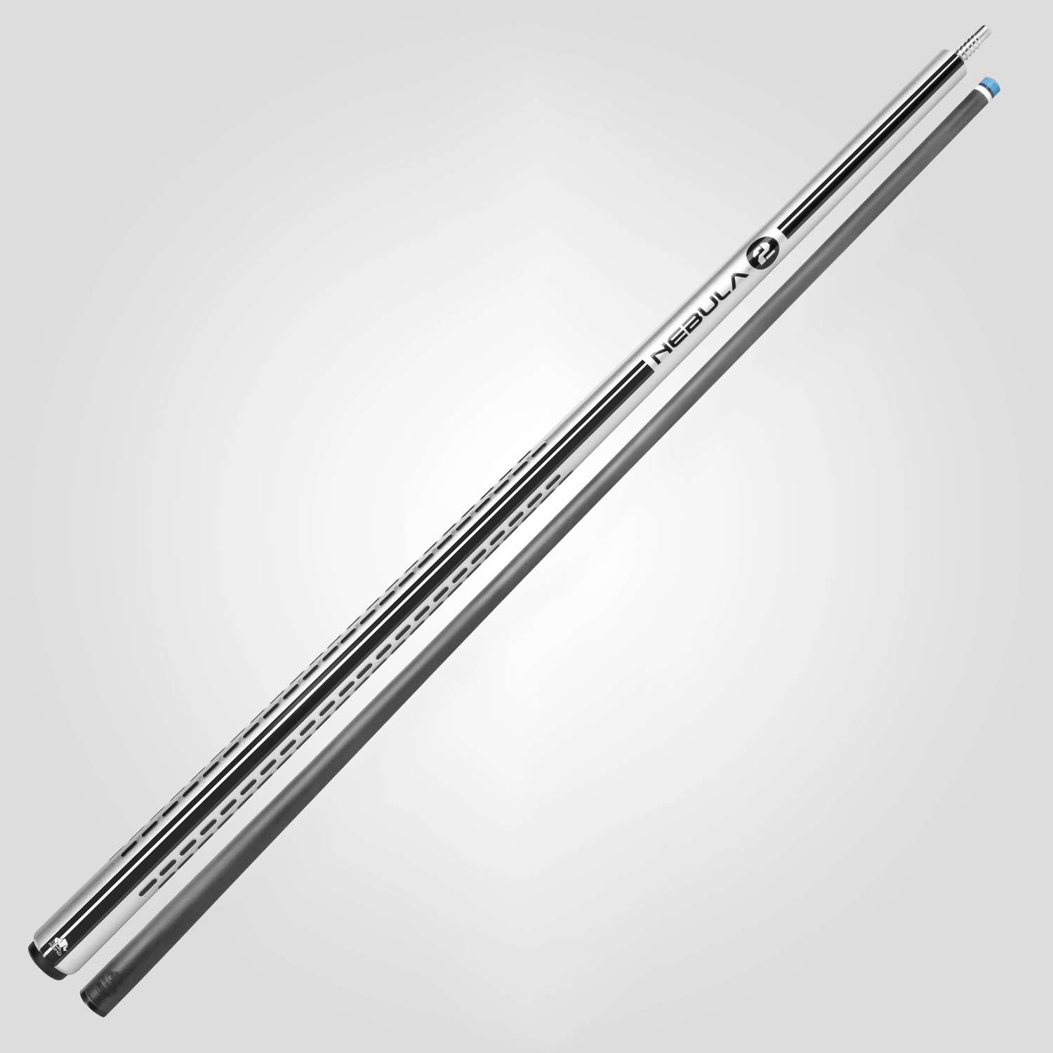 Nebula 2 Pool Cue - Silver Metallic