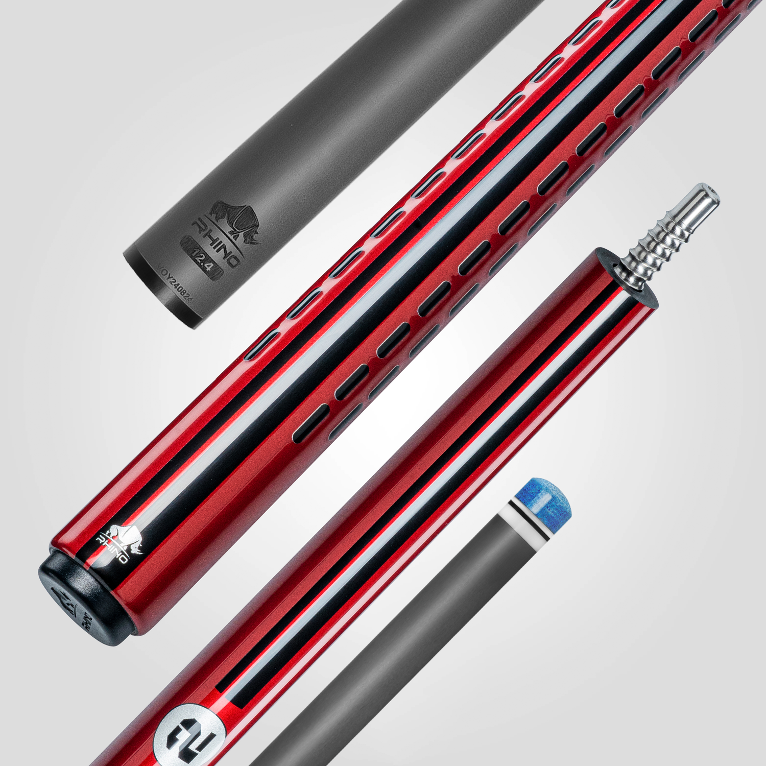 Nebula 2 Pool Cue - Crimson Red