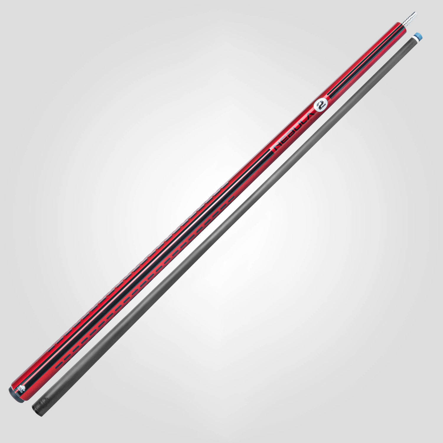 Nebula 2 Pool Cue - Crimson Red