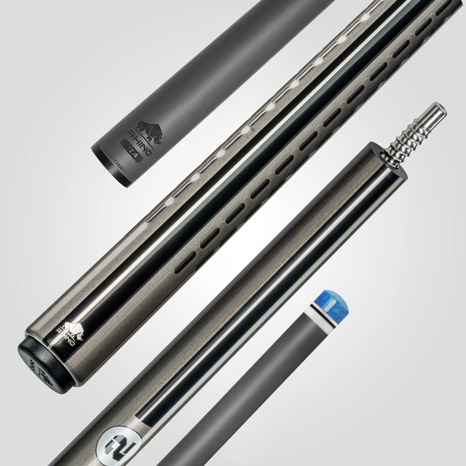 Nebula 2 Pool Cue - Charcoal Gray