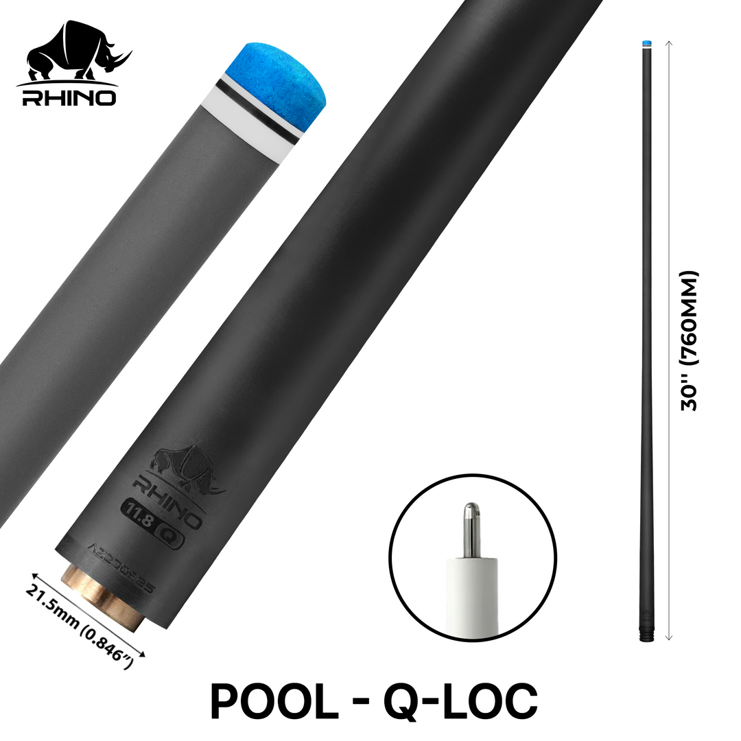 Pool Q Carbon Fiber Playing Pool Shaft – Rhino Billiards