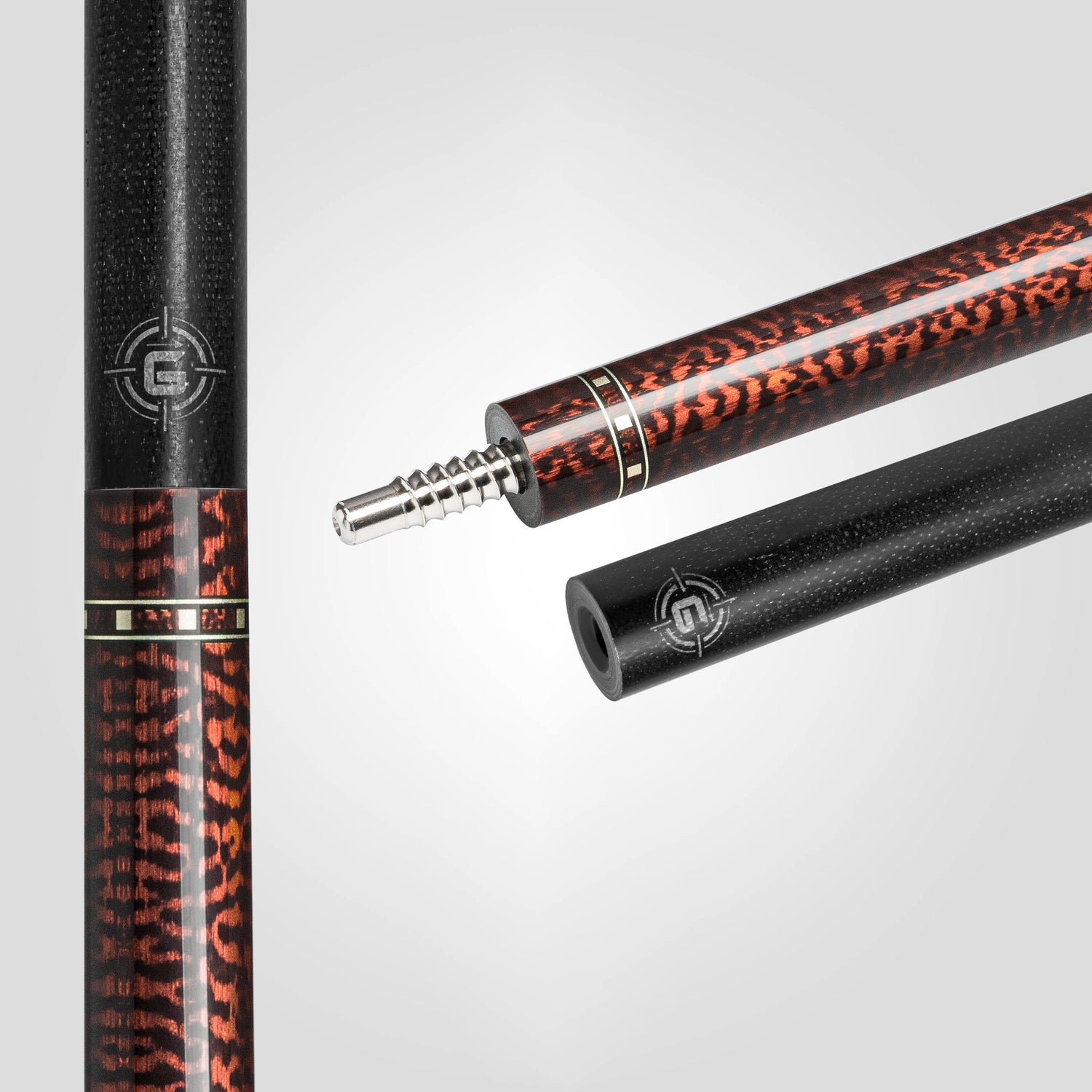 Rhino G-W Pool Cue - Snake - Leather Wrap